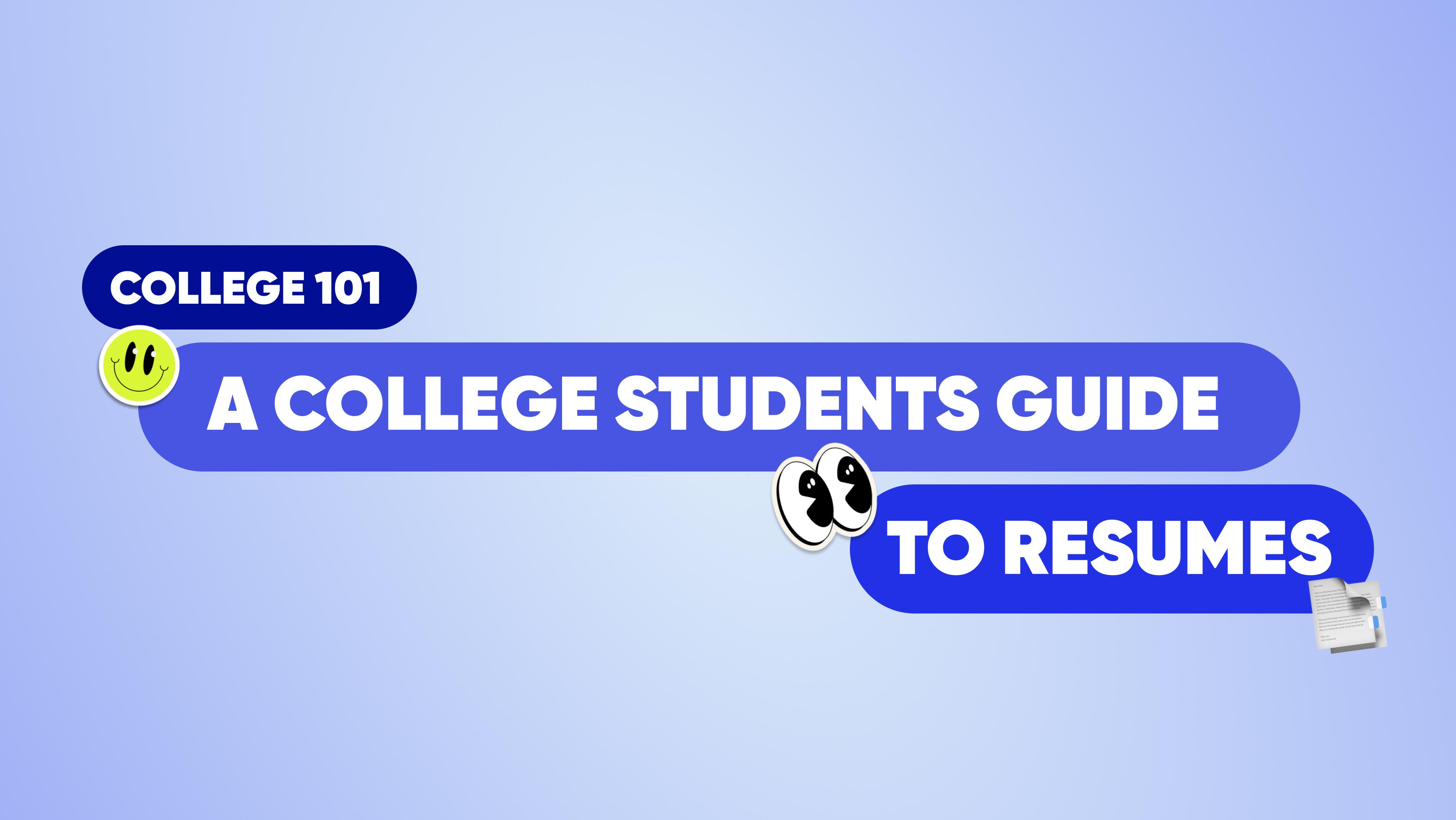 a-college-student’s-guide-to-resumes