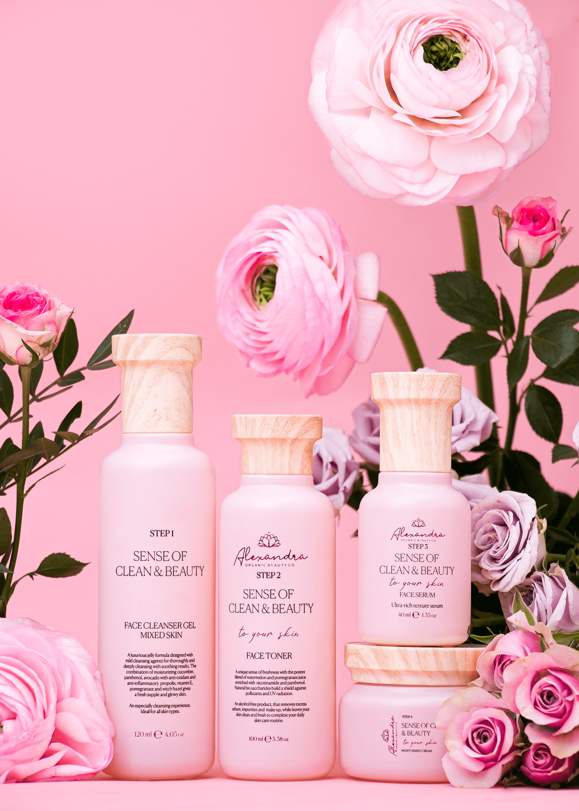 Alexandra Organic Beauty background