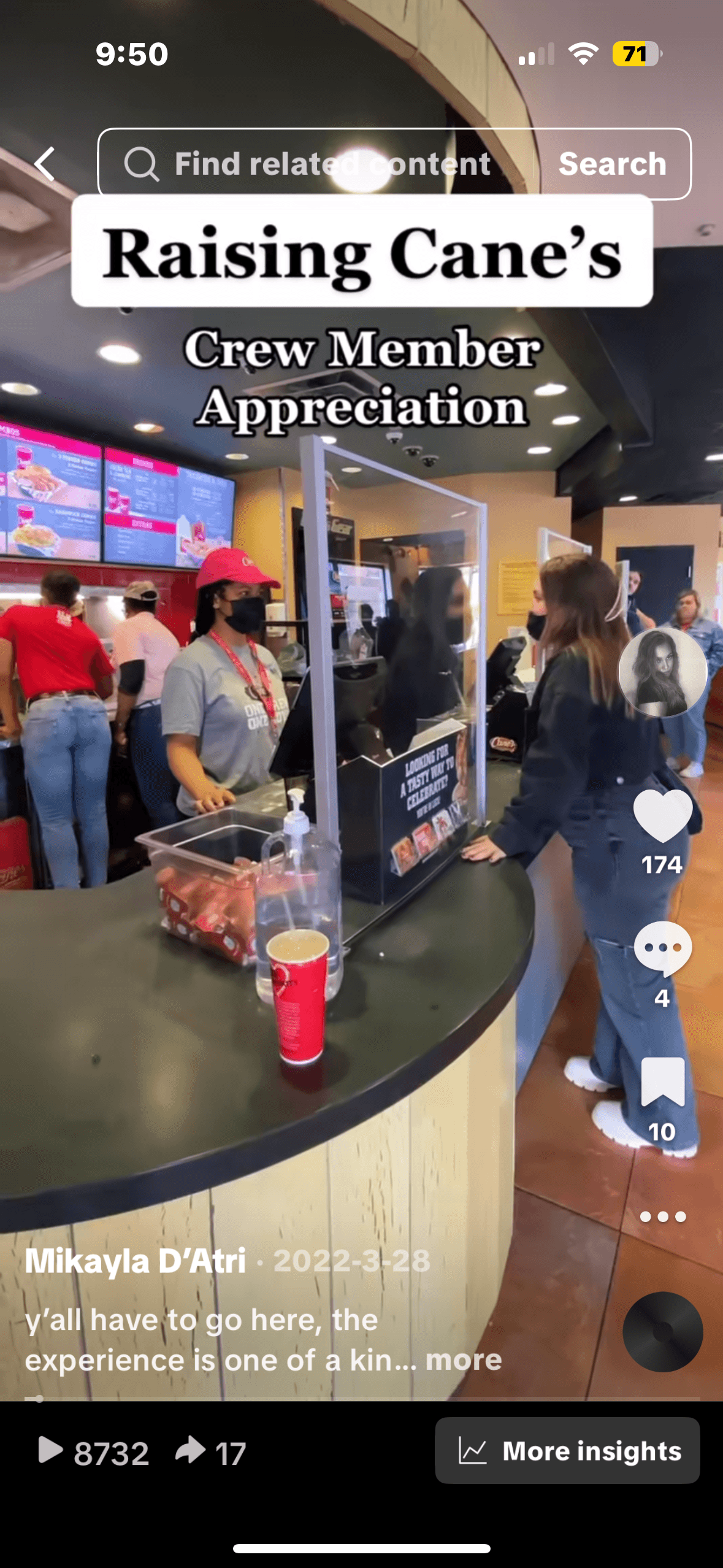 TikTok - Raising Cane's Collaboration