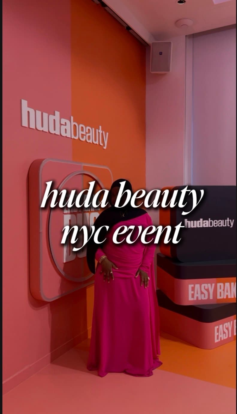 huda beauty influencer event