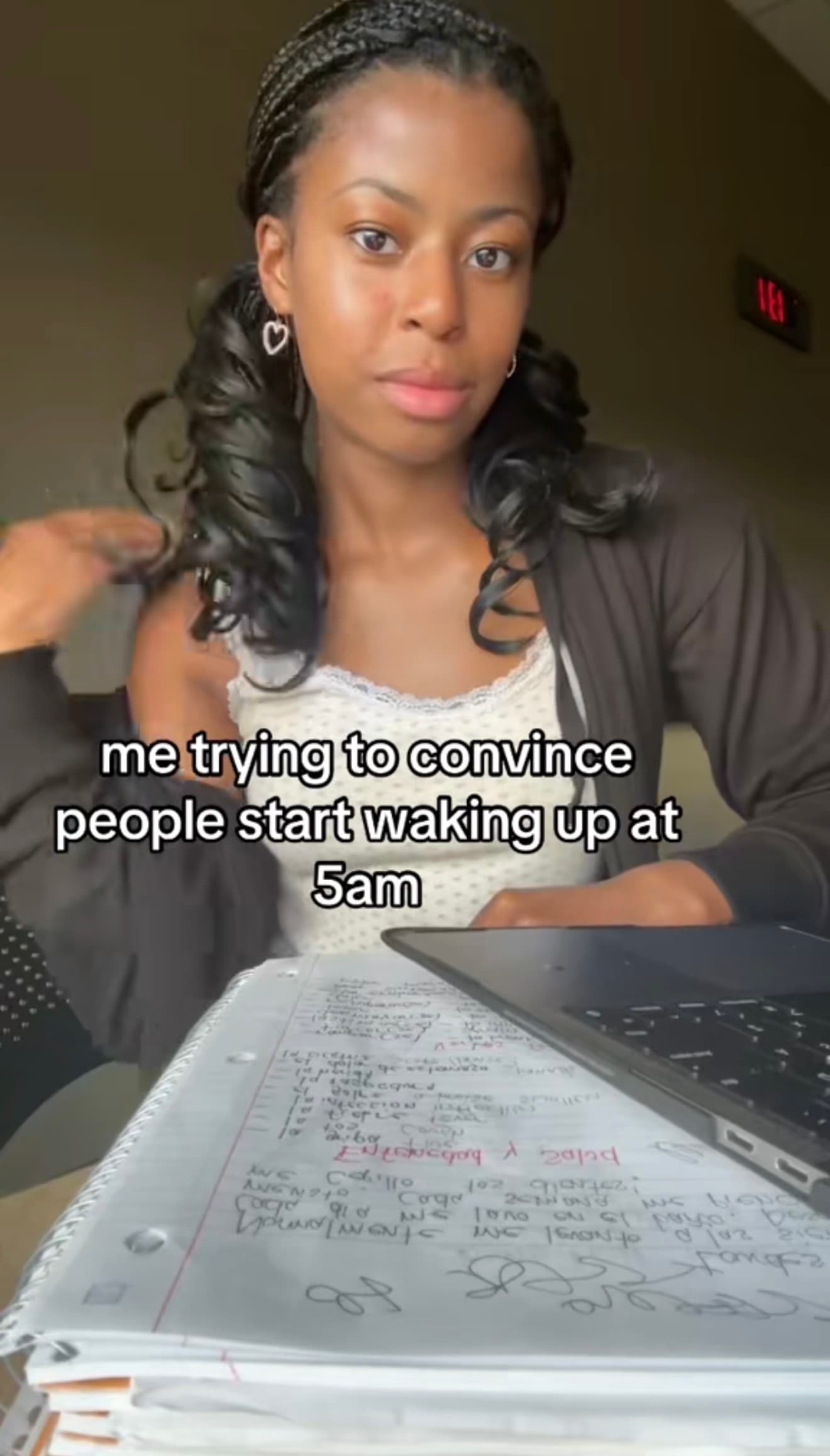 I love to wake up early! 