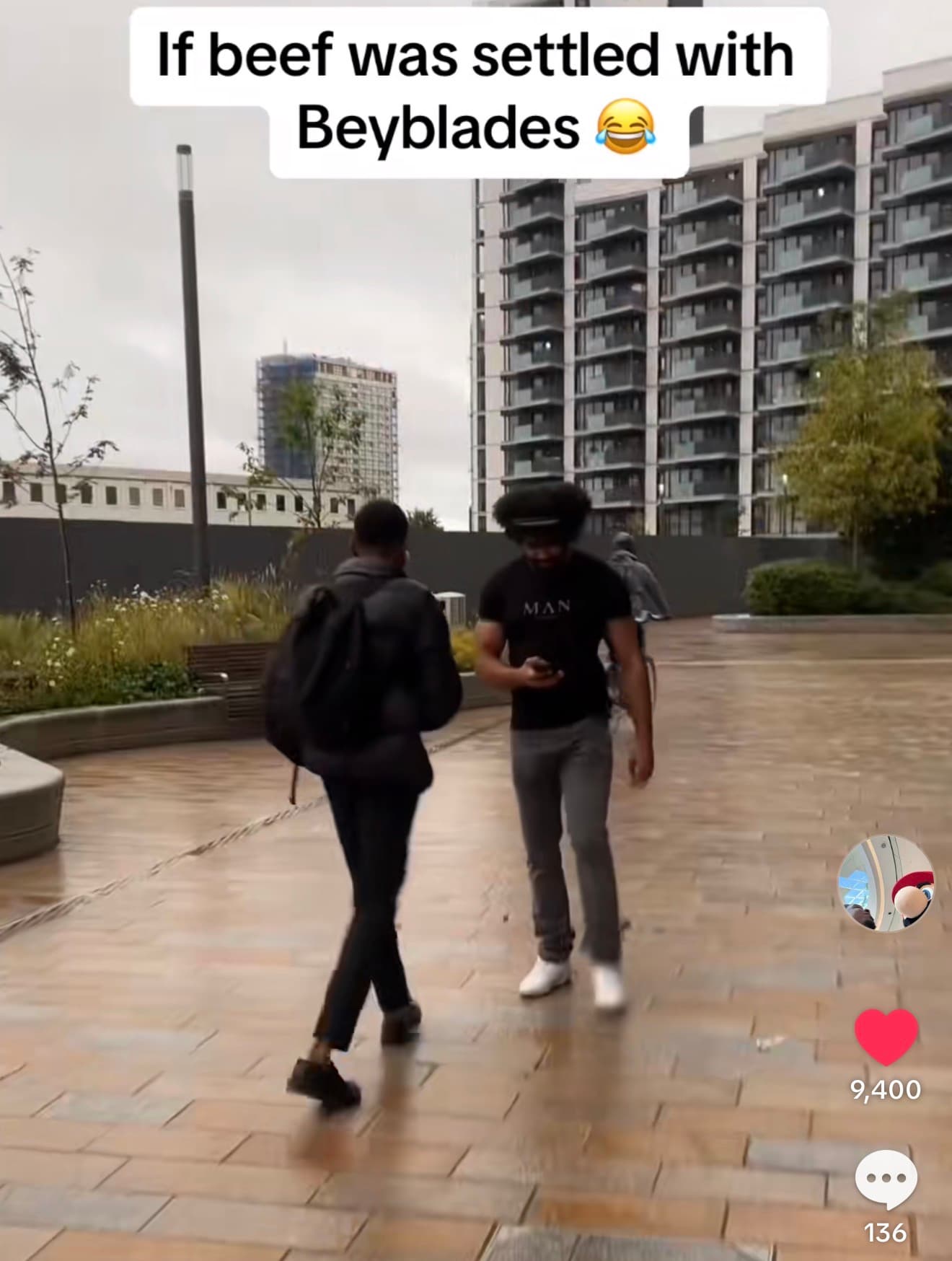 If beef was settled with Beyblade!