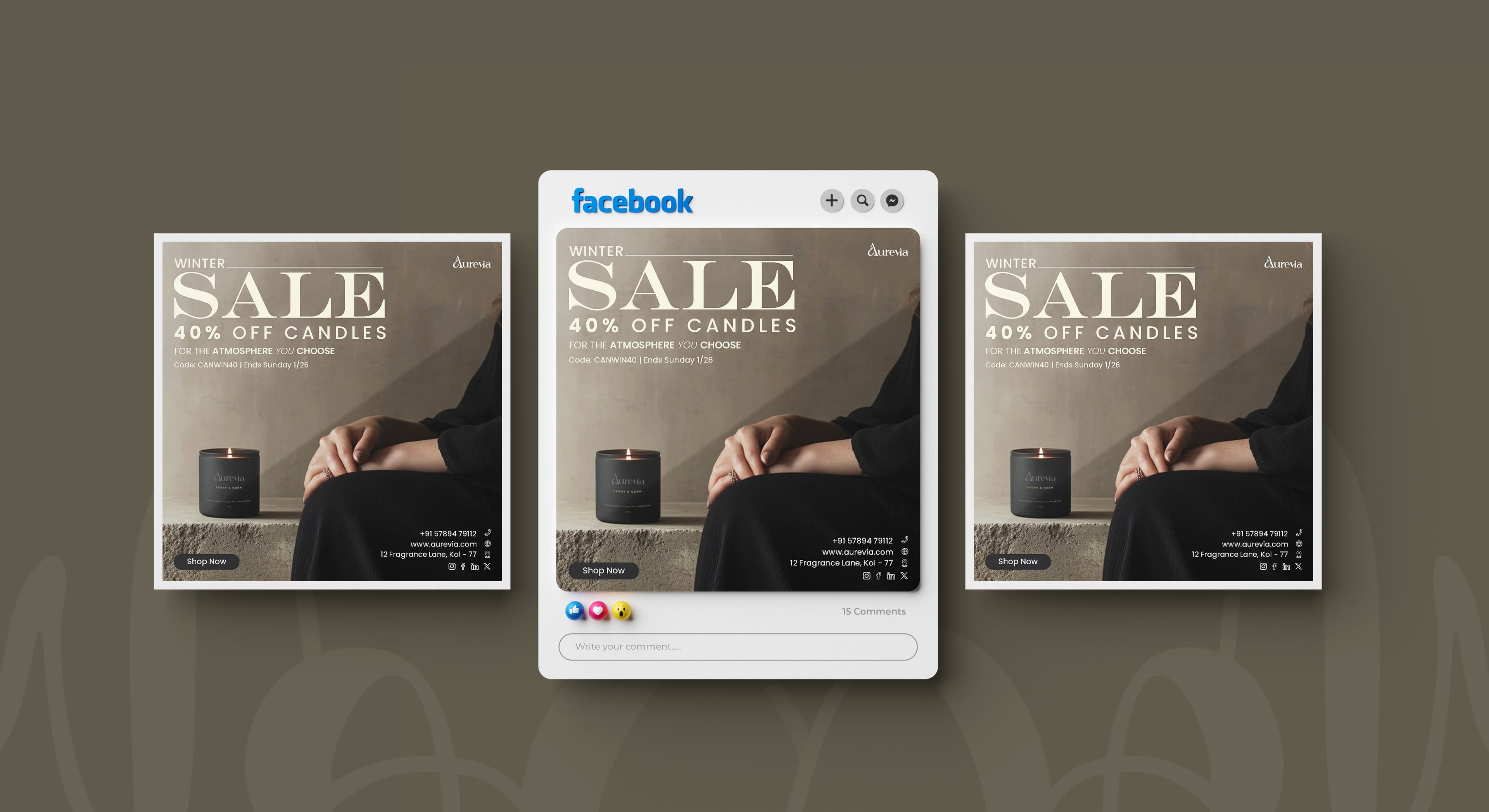 wwwbehancenetgallery246264077Aurevia-Fragrance-Brand-Social-Media-Poster