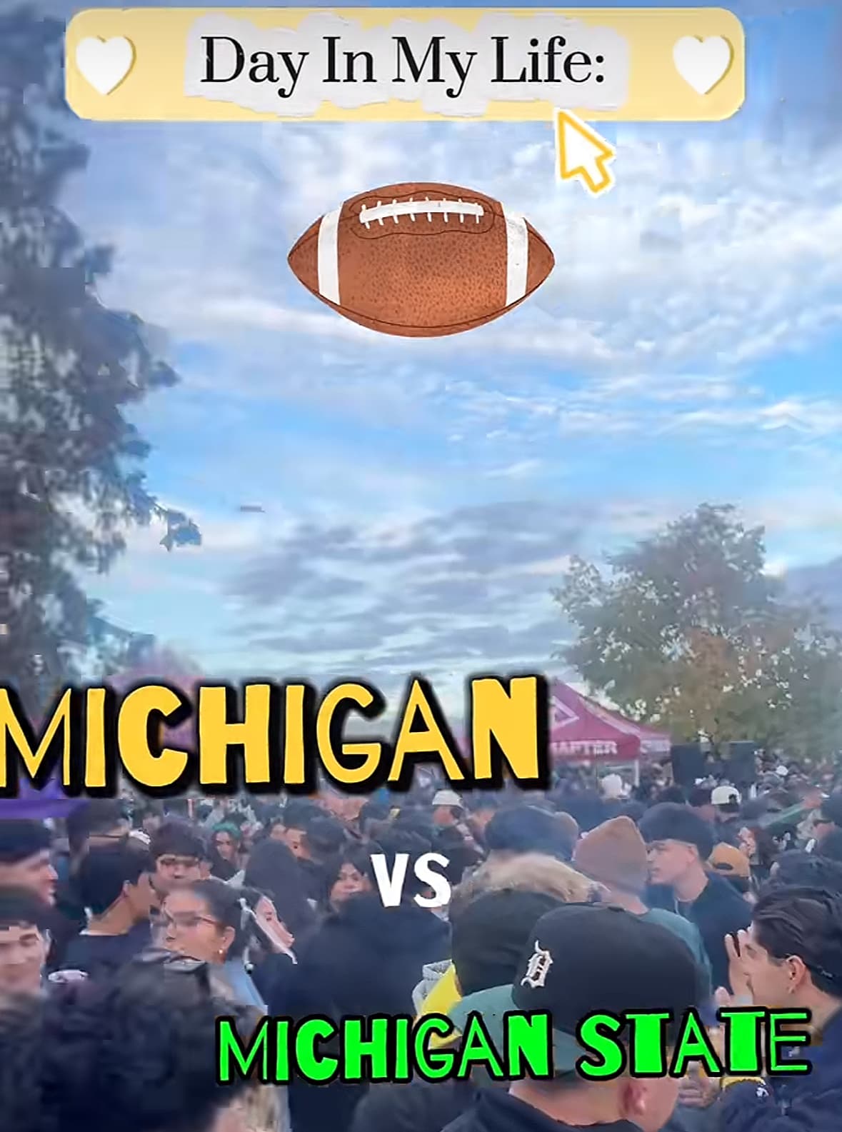 MIchigan vs Michigan State Vlog