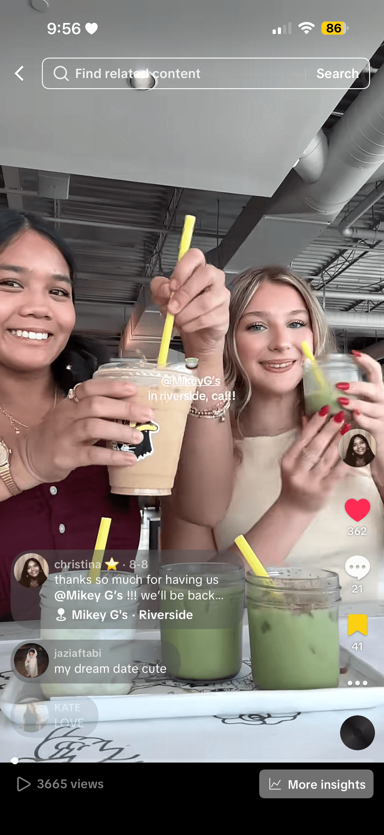 matcha flight review at local shop!