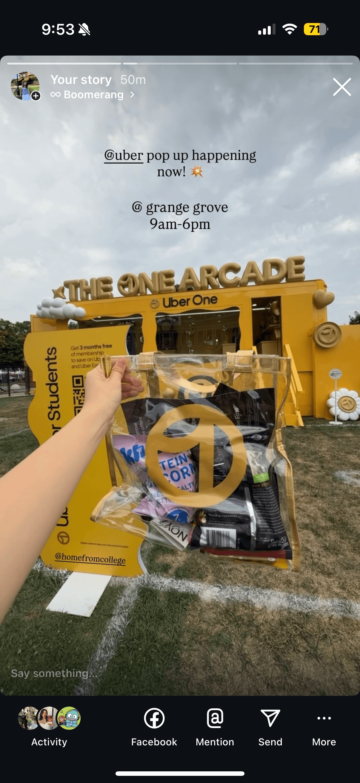 Posted 2 photos to IG #1