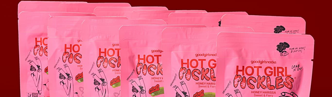 good girl snacks background