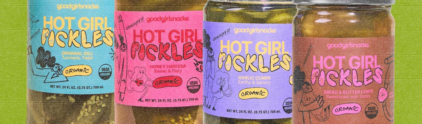 good girl snacks background