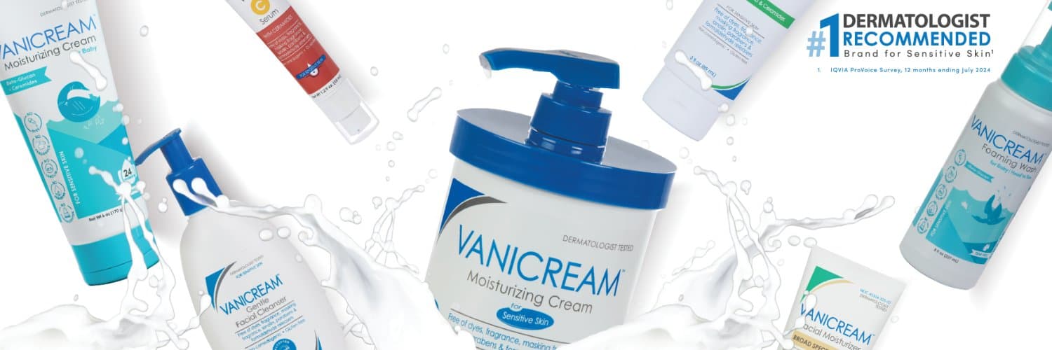 Vanicream Sensitive Skin Care background