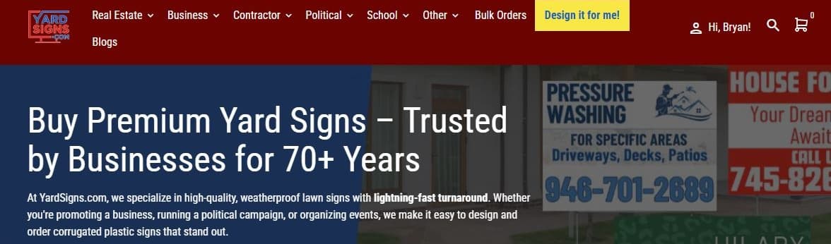 YardSigns.com background