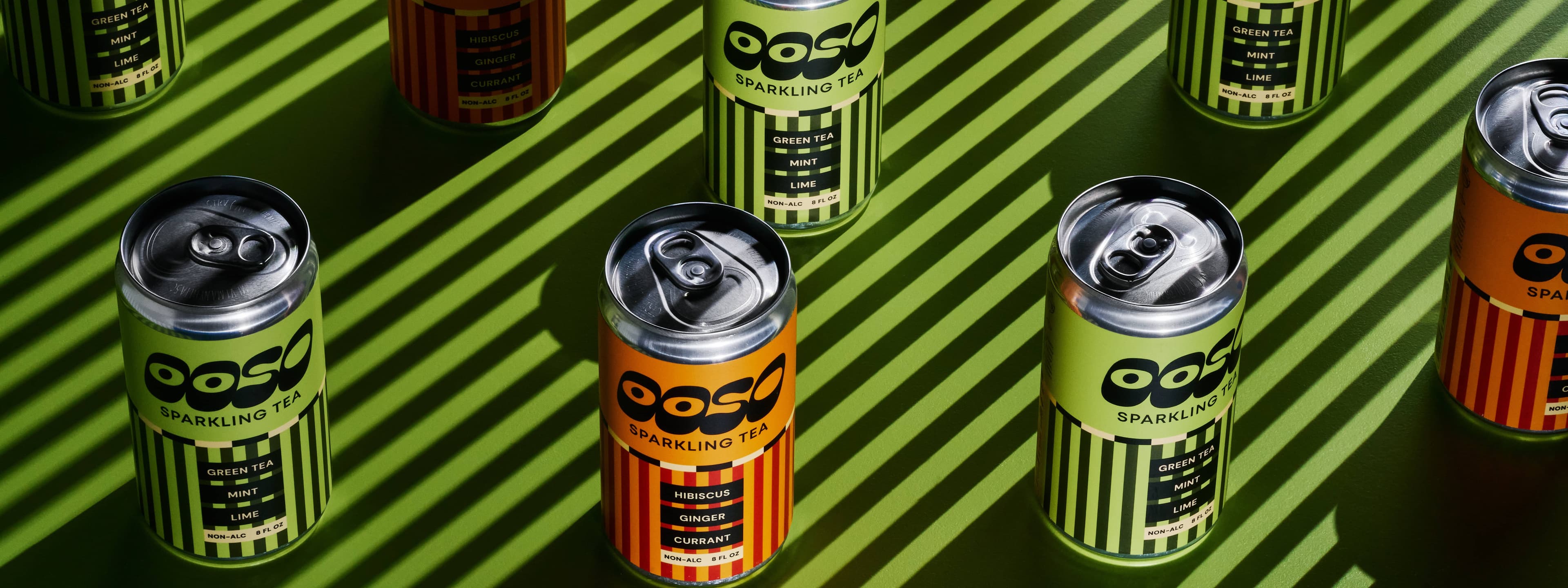 OOSO Sparkling Tea background