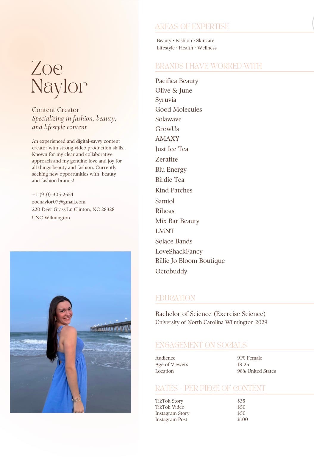 Zoe Naylor PortfolioResume