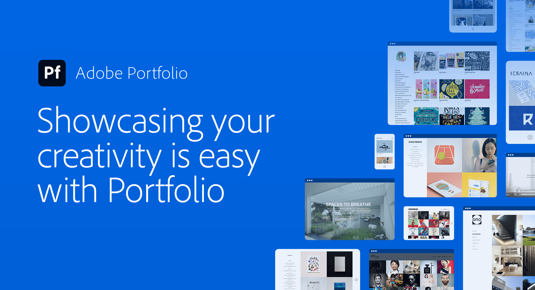Adobe Portfolio Build your own personalized website
