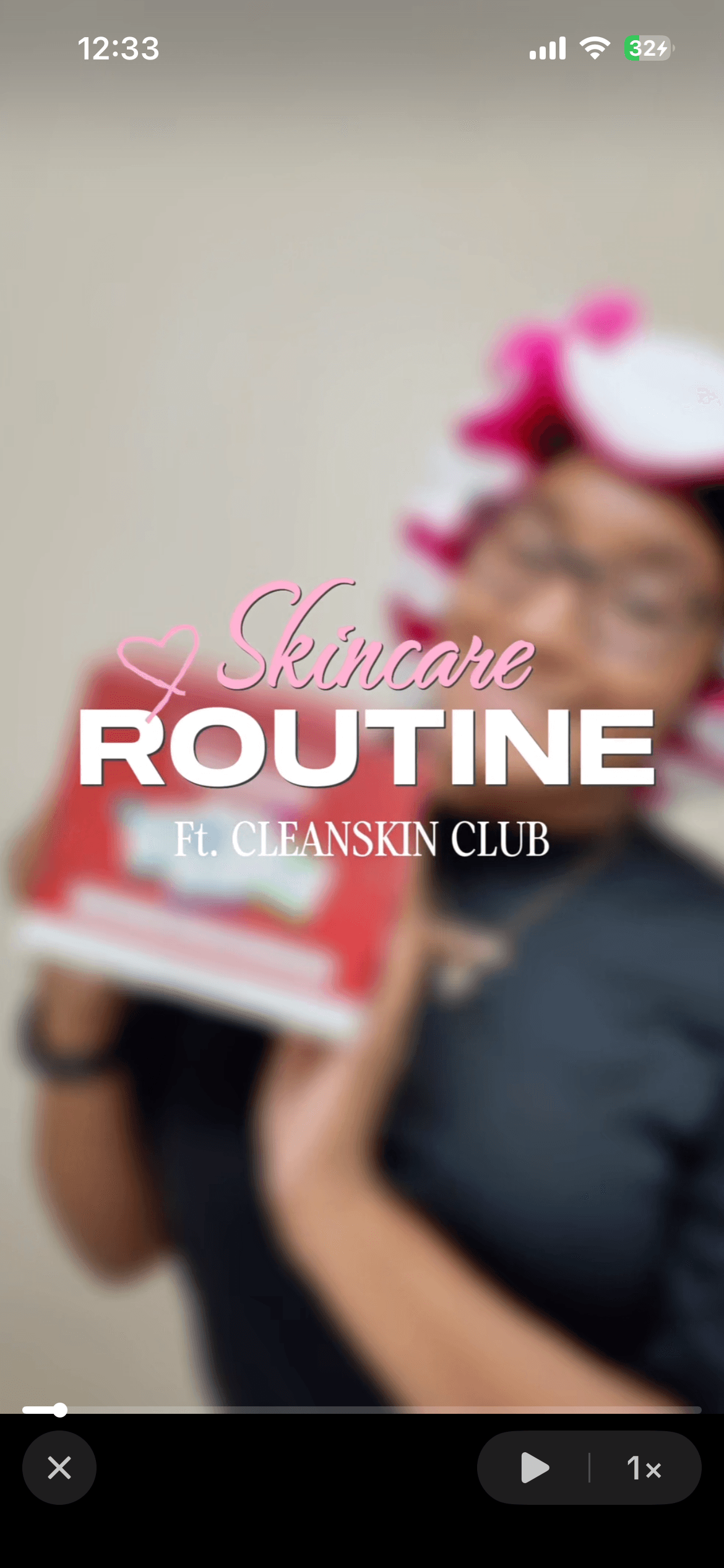 Promotion for Clean skin club