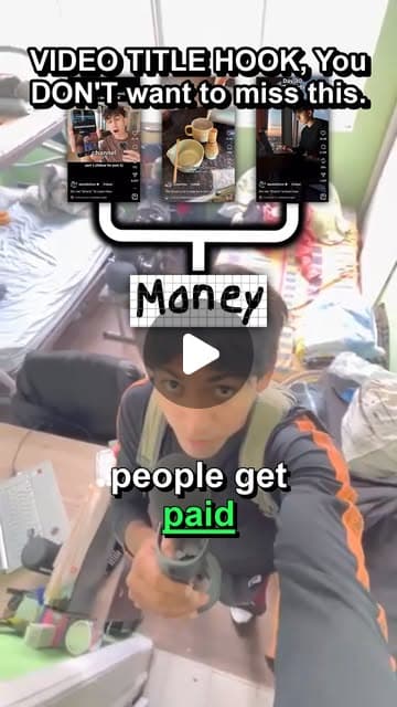 Engaging videos with different hook resources (visual, textual, movement).