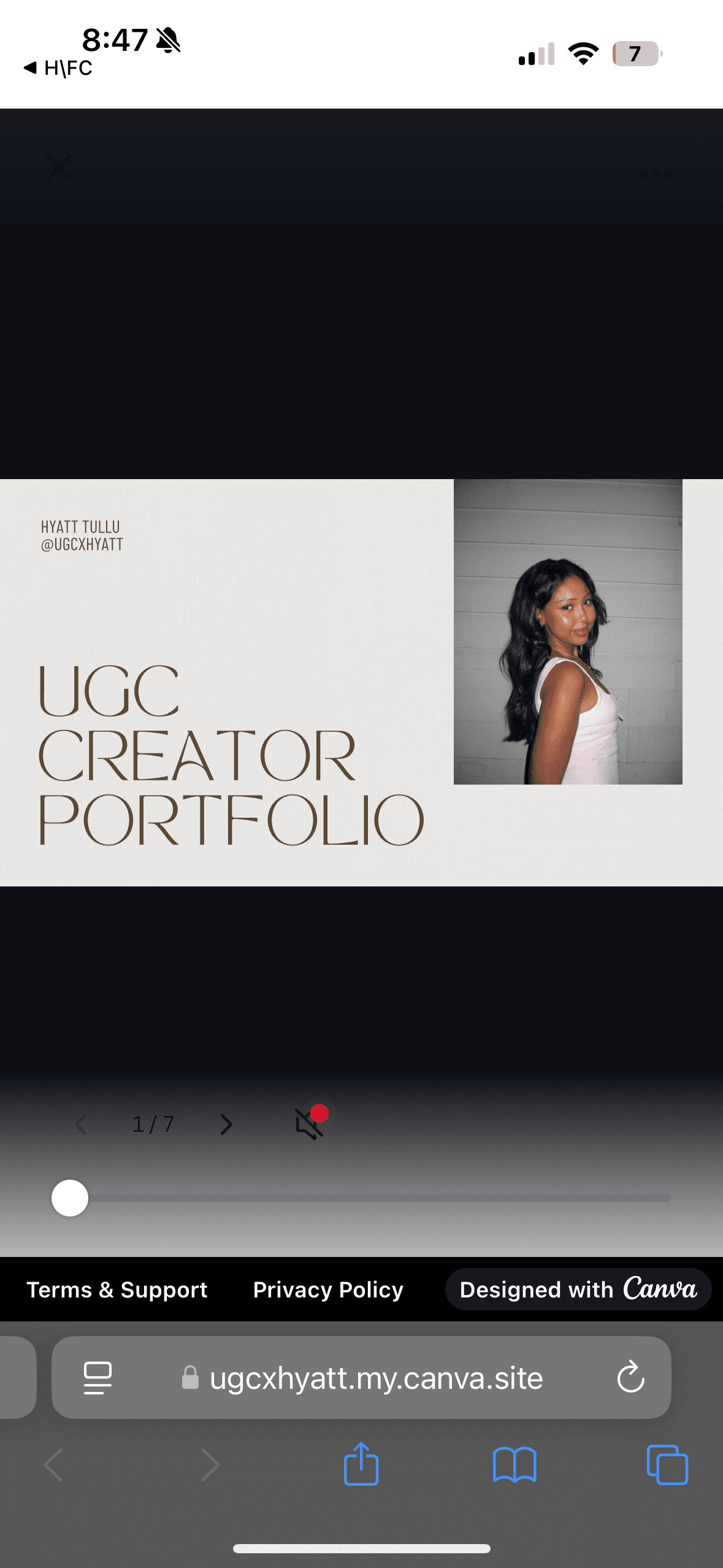 UGC portfolio