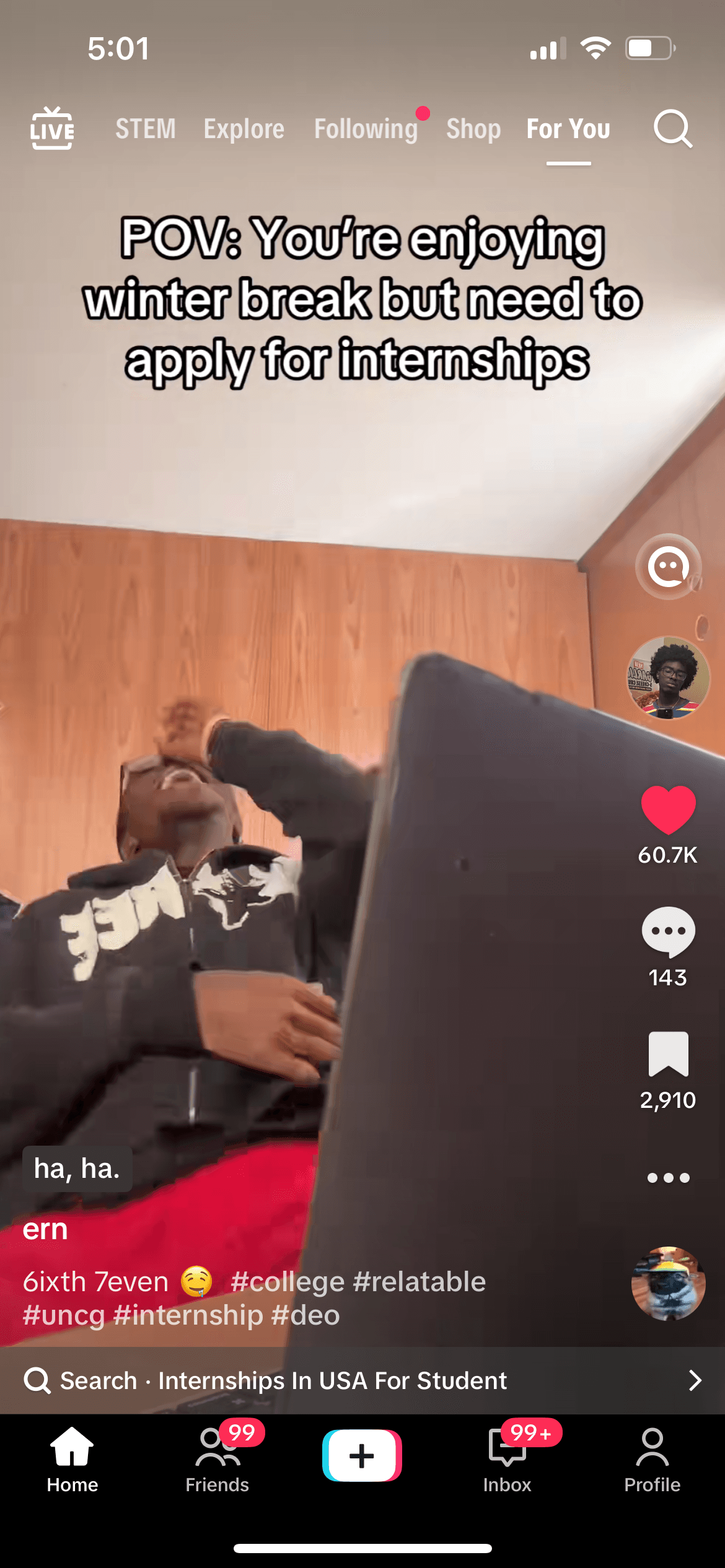 Winter Break Internships