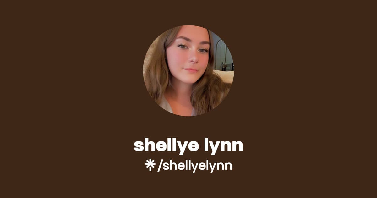 shellye lynn Instagram TikTok Linktree