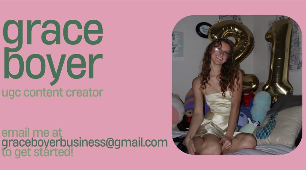GraceBoyer UGC Portfolio
