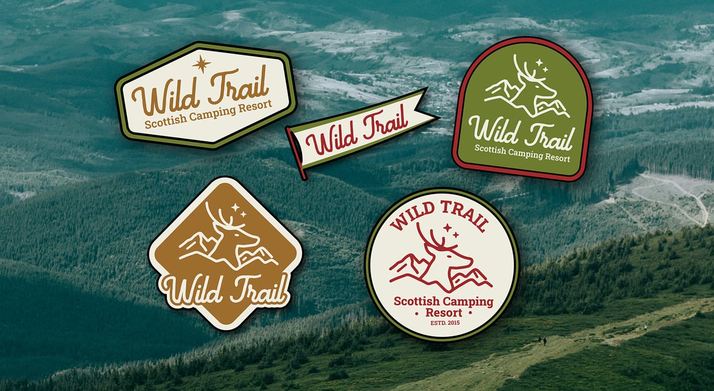 Wild Trail Camping Resort - Branding Behance