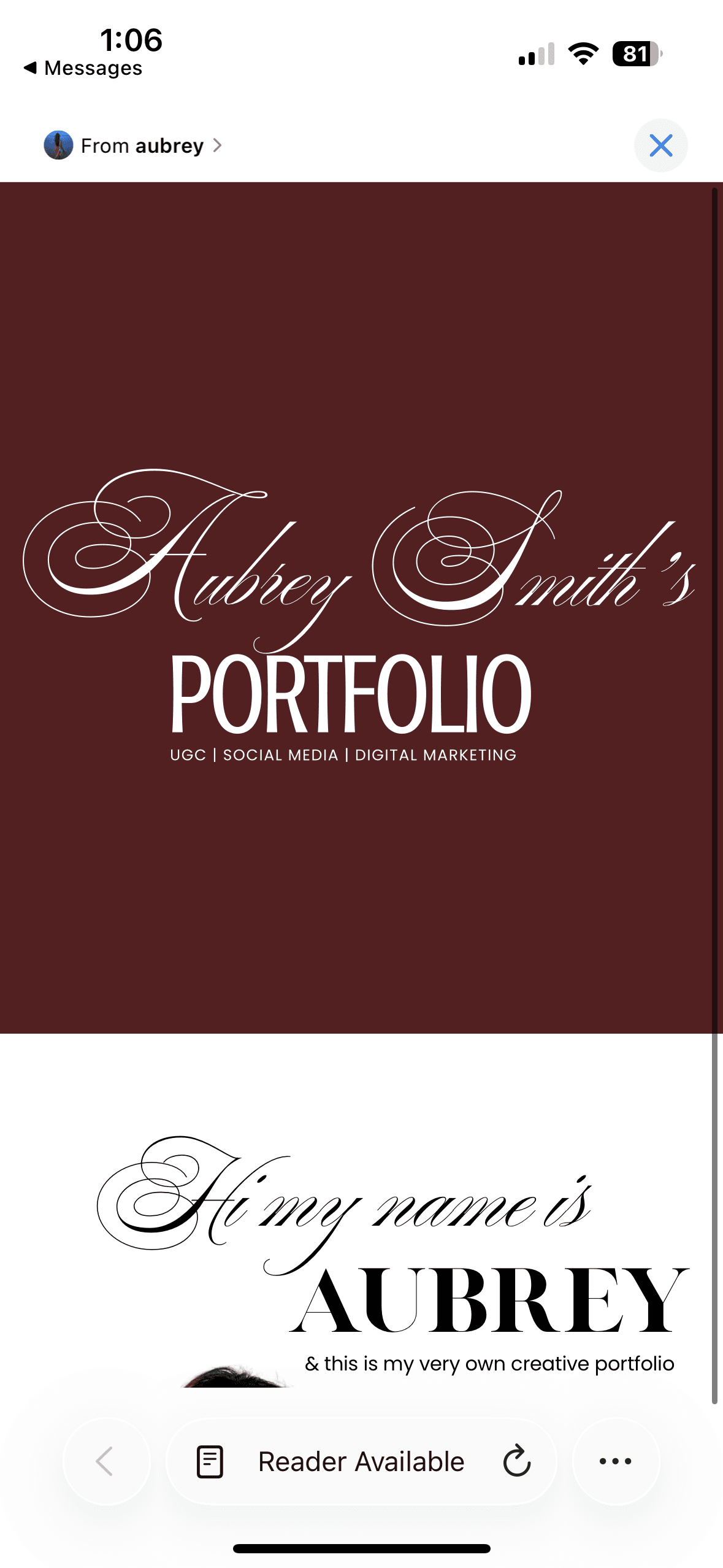 My Marketing Portfolio