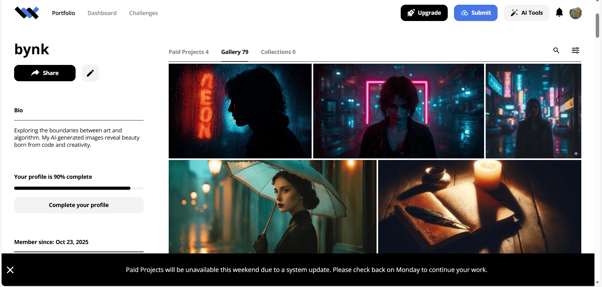 AI-Generated Visual Art & Stock Photography