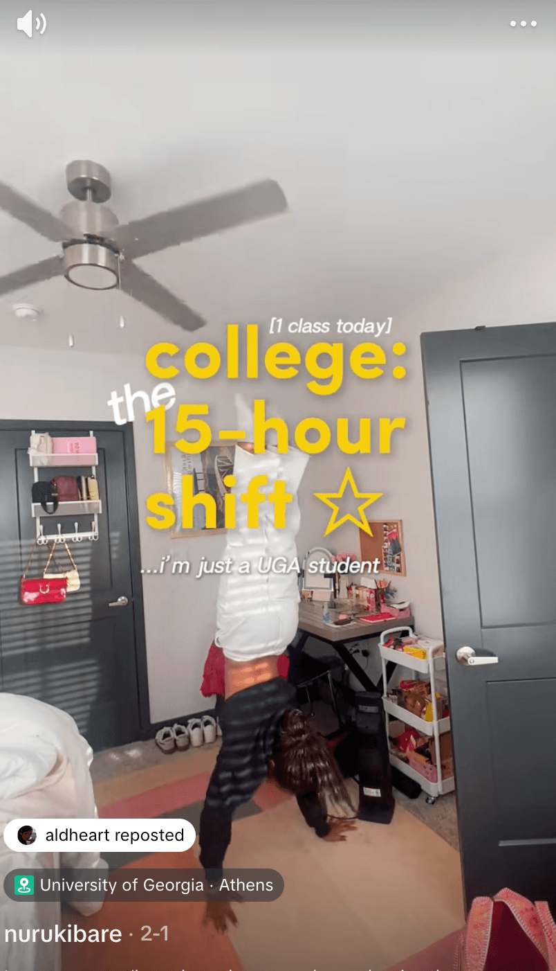 College: The 15-Hour Shift