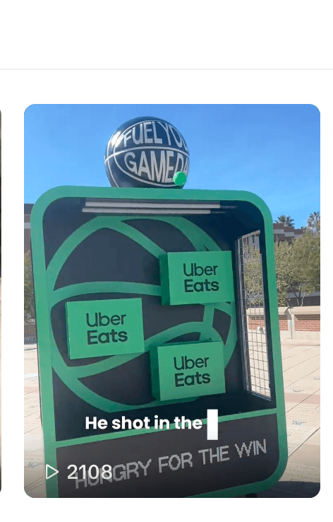 UBER EATS X U OF A