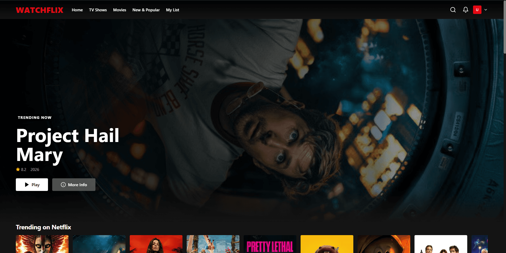 Netflix UI Clone