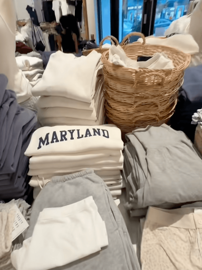 checking out new brandy melville store