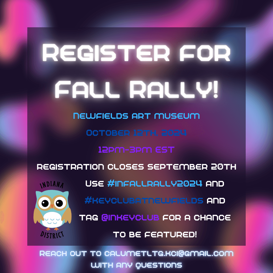 Fall Rally Registration Post