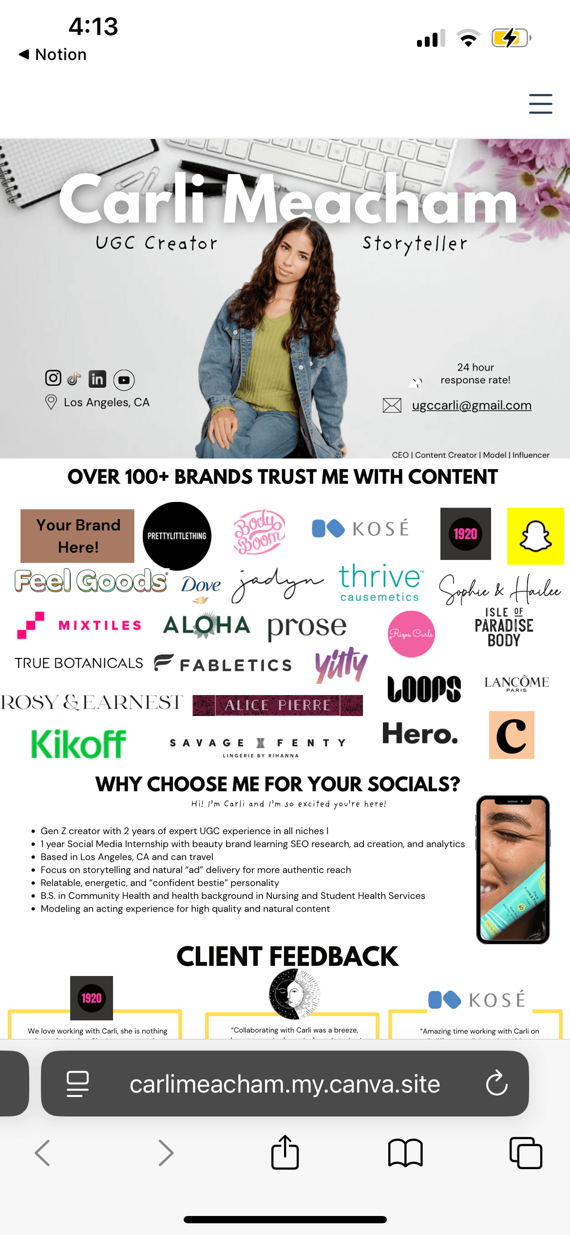 carlimeachammycanvasiteugccarli