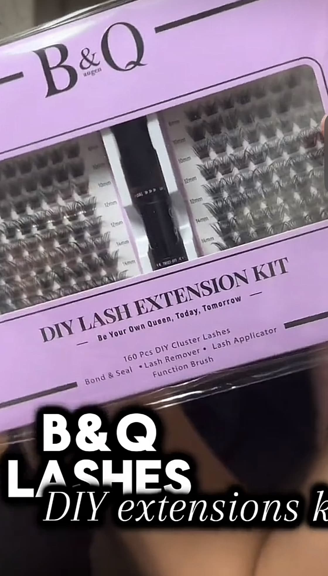 Do DIY lashes with me