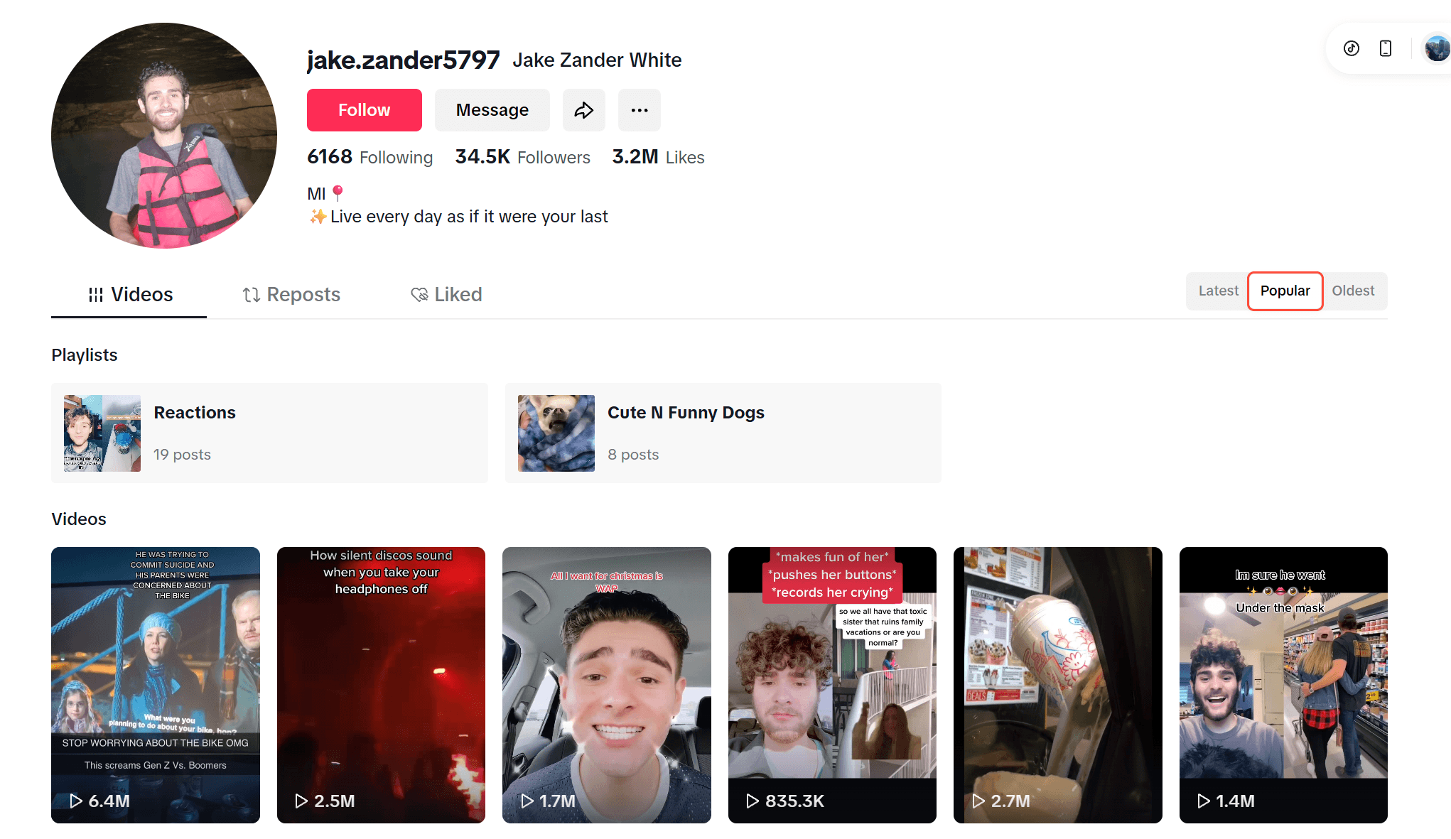 My Personal TikTok