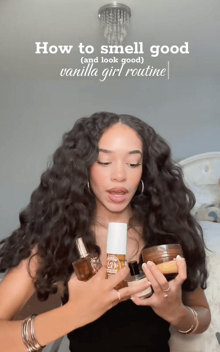 Vanilla Fragrance Routine
