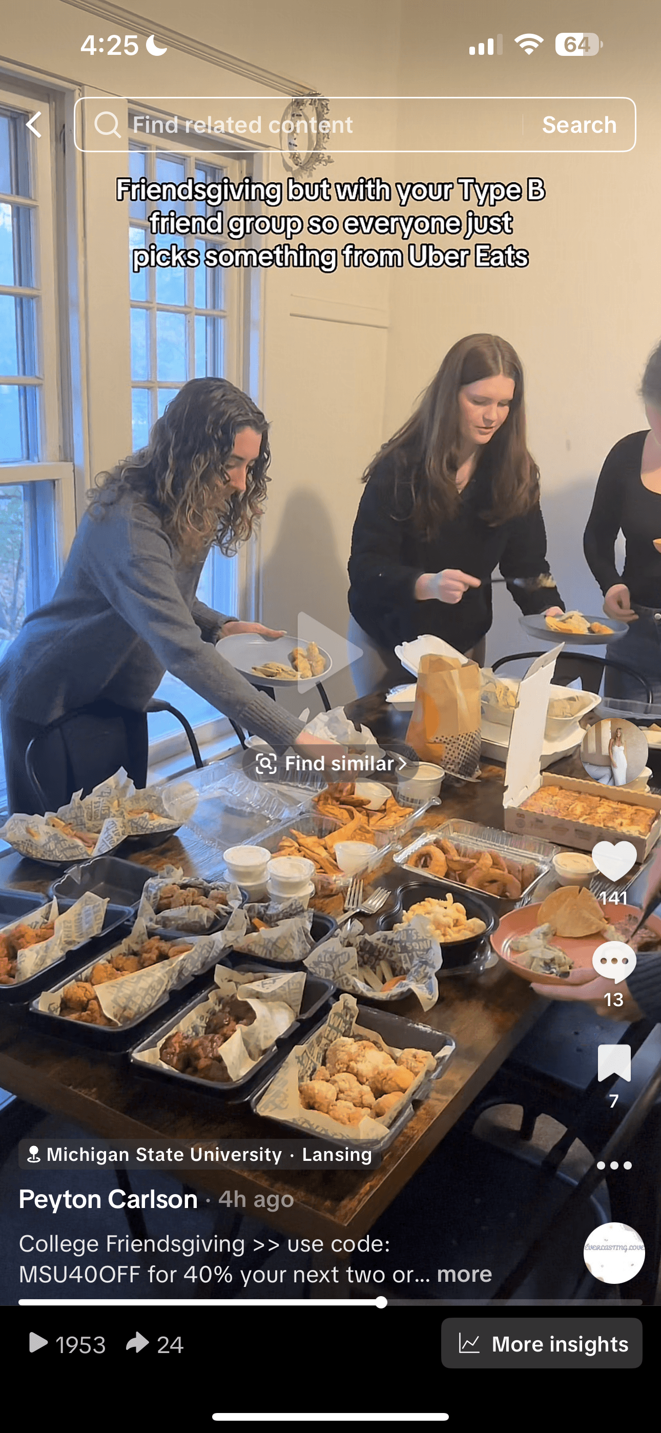 Friendsgiving Tik Tok