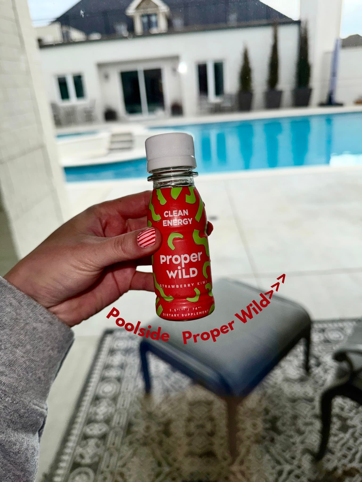 Pool side proper wild