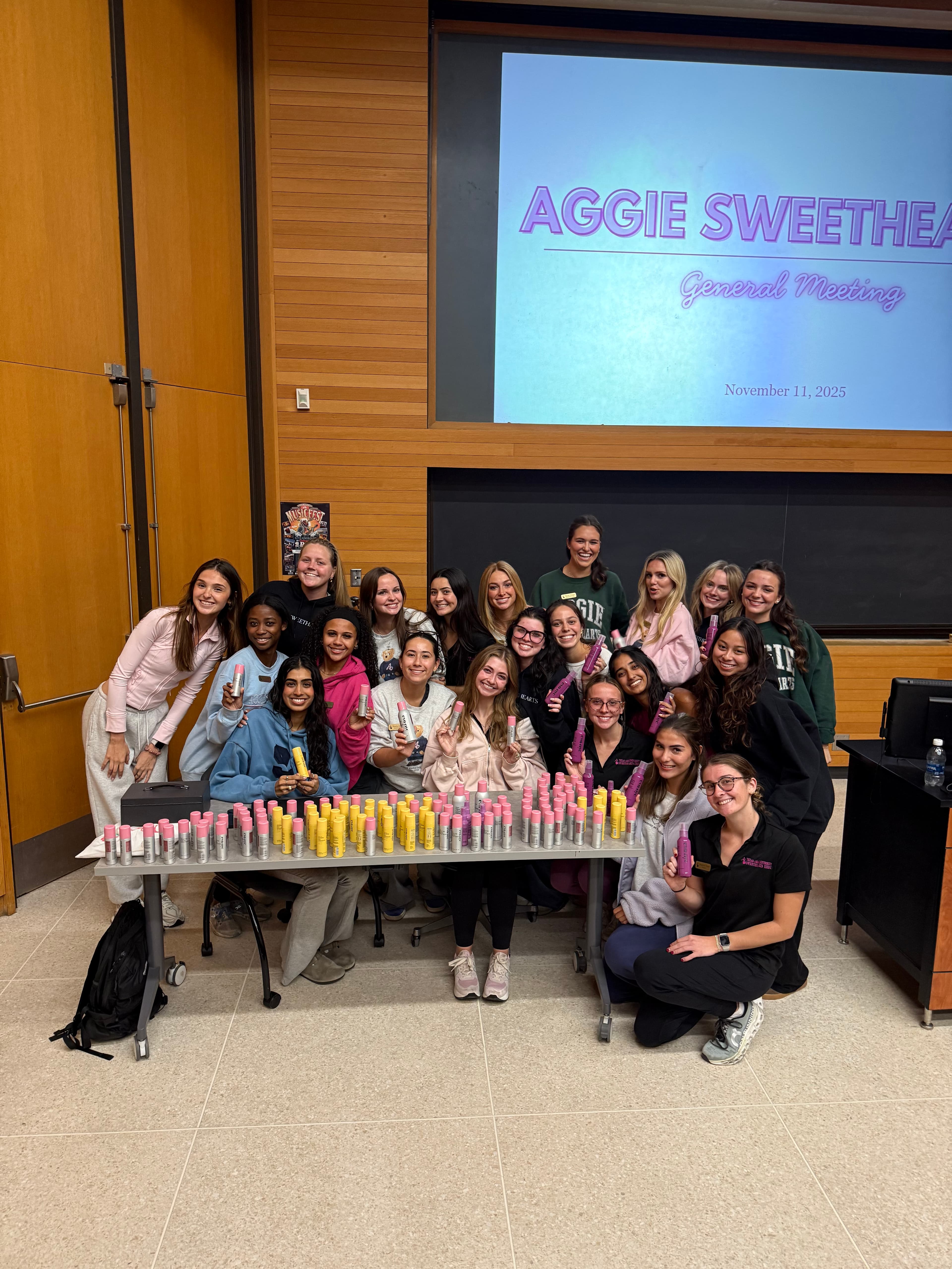 Sampling to Aggie Sweethearts