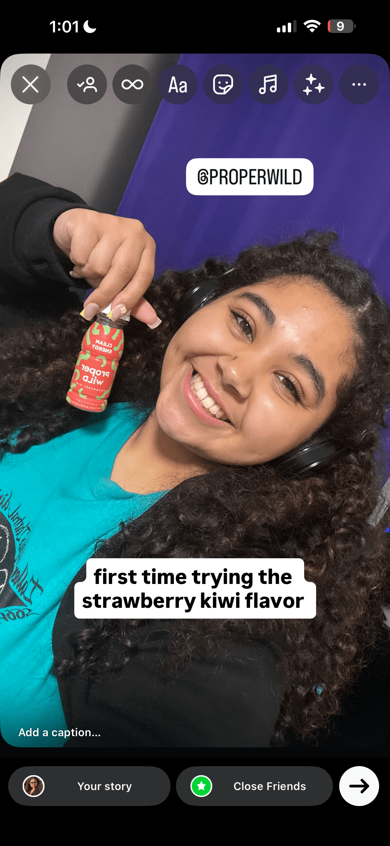 Test tasting with The flavor Strawberry Kiwi #2